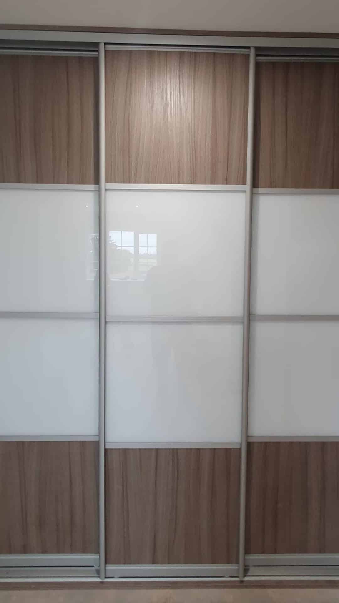 wood fitted wardrobe