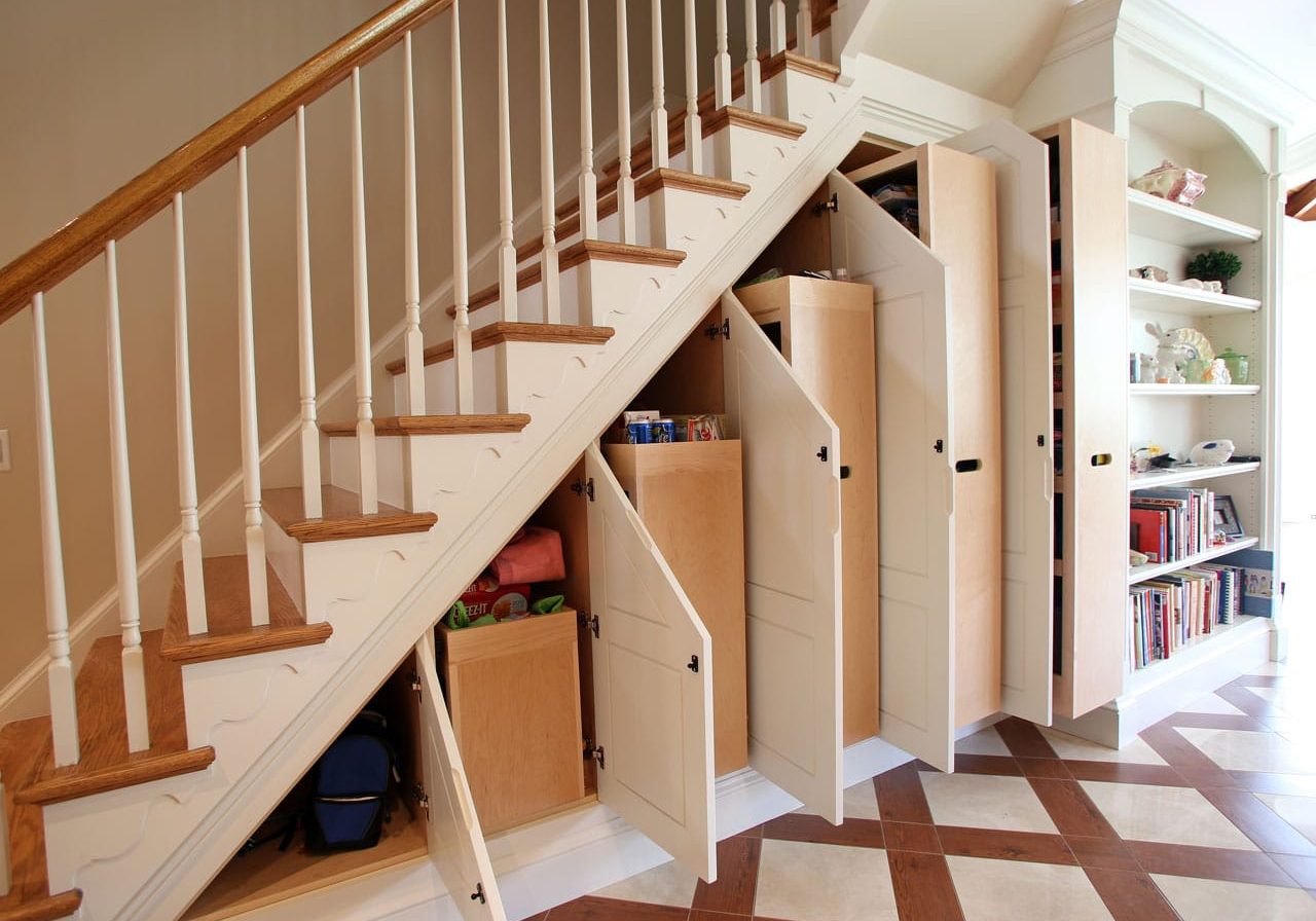 under strairs storage 2 cupboards for your under stairs storage which glide & slide can provide